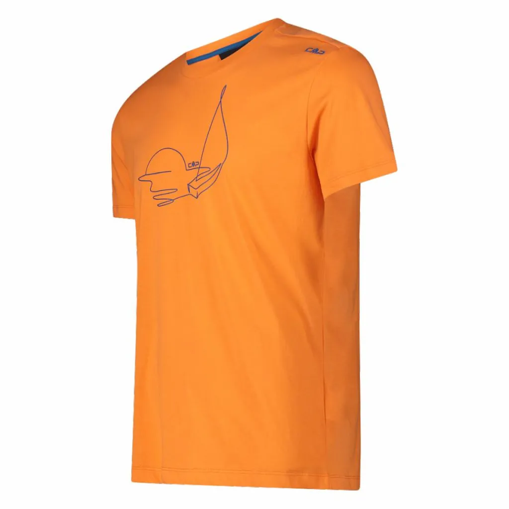 Herren Baumwoll-T-Shirt mit tropical Print>CMP Discount