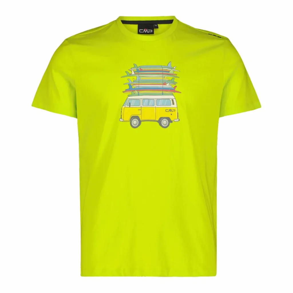 Herren Baumwoll-T-Shirt mit tropical Print>CMP Discount
