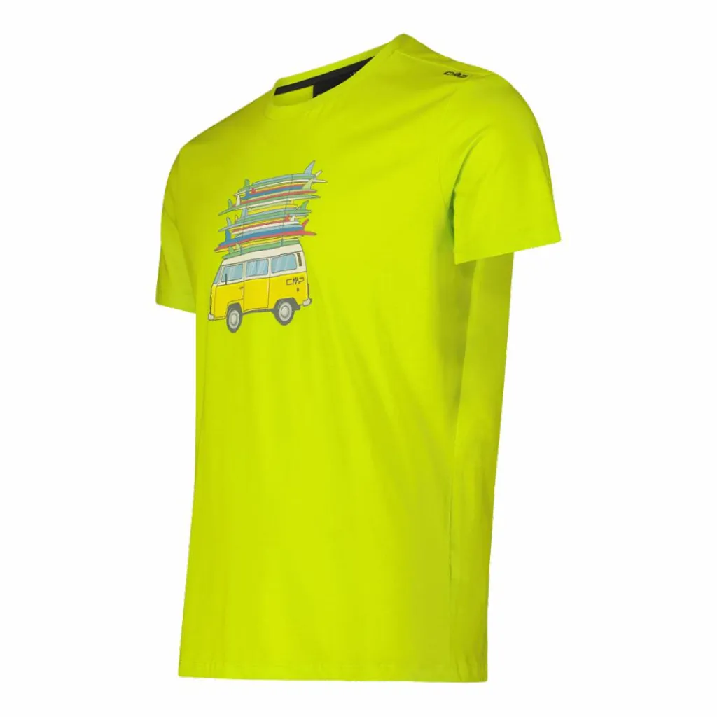 Herren Baumwoll-T-Shirt mit tropical Print>CMP Discount