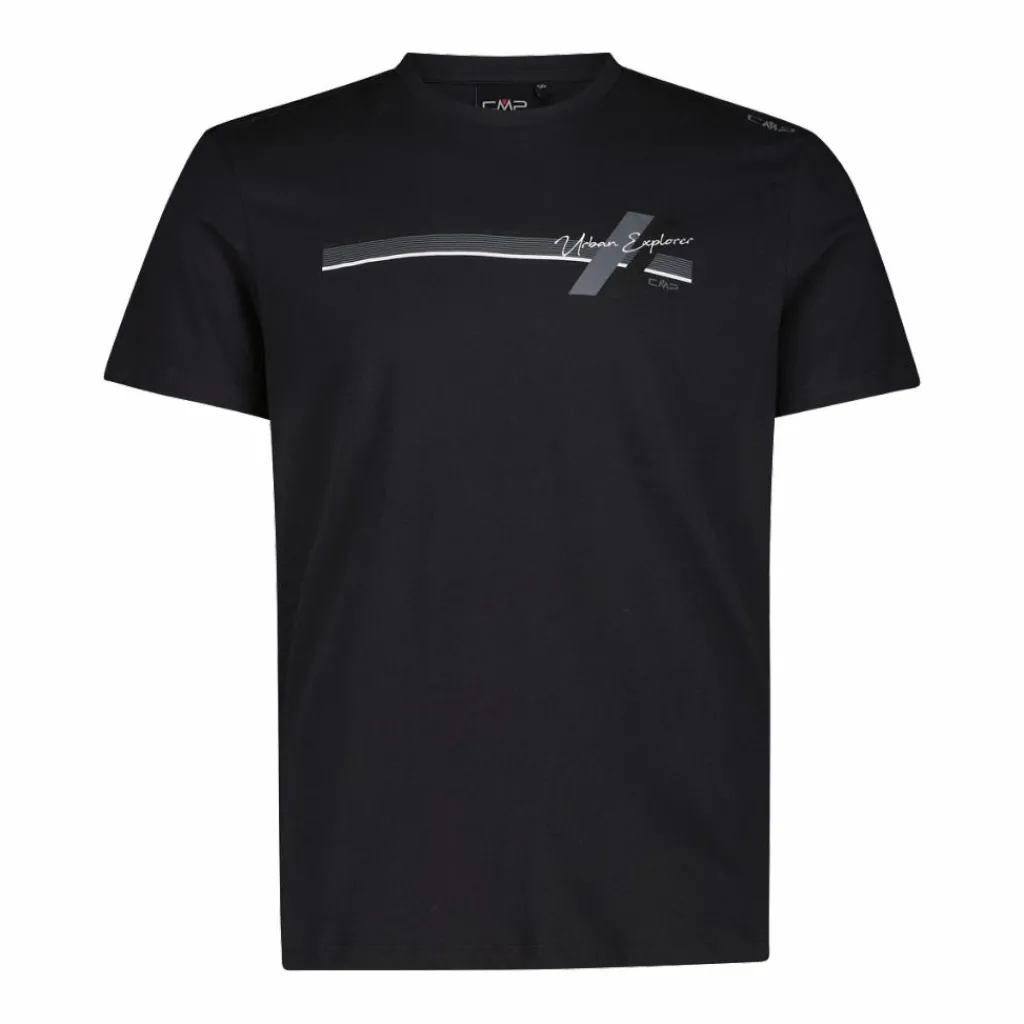Herren Baumwoll-T-Shirt mit tropical Print>CMP Discount