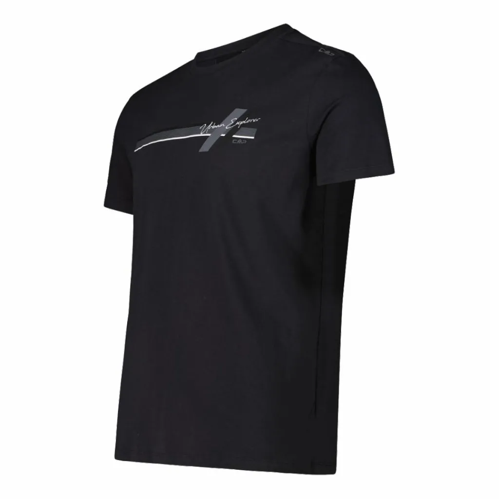 Herren Baumwoll-T-Shirt mit tropical Print>CMP Discount
