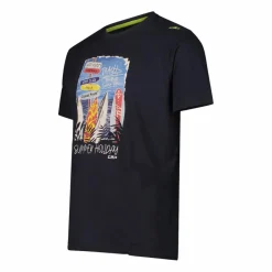Herren Baumwoll-T-Shirt mit tropical Print><noscript><img width=