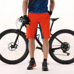 Herren Freebike-Hose mit abnehmbarem Mesh-Innenfutter und Sitzpolster><noscript><img width=