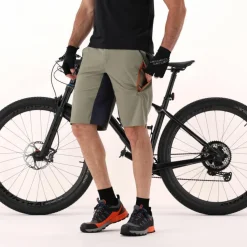 Herren Freebike-Hose mit abnehmbarem Mesh-Innenfutter und Sitzpolster><noscript><img width=
