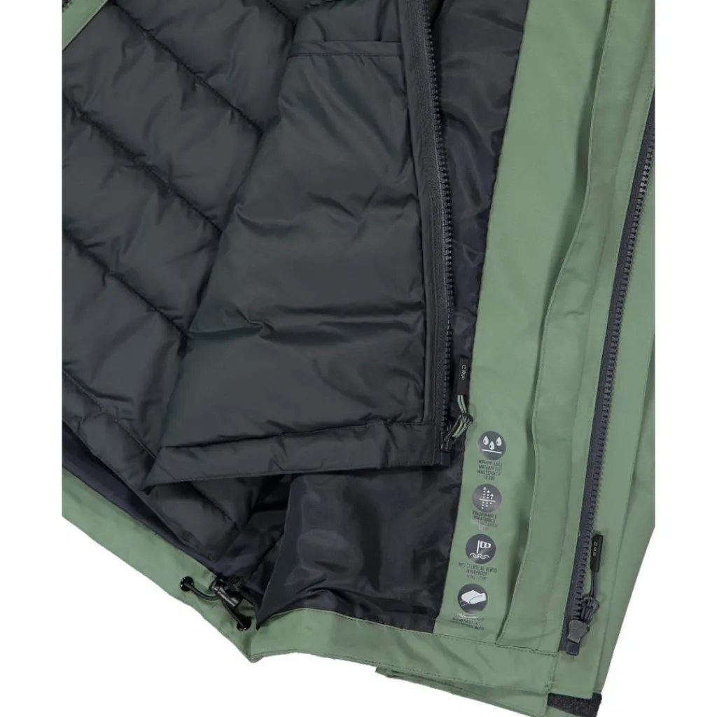 Herren 3-in-1-Jacke aus Taslan>CMP Clearance