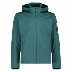 Herren Jacke aus Light Softshell mit abnehmbarer Kapuze><noscript><img width=