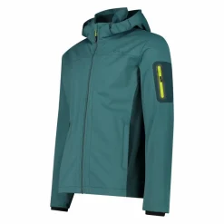 Herren Jacke aus Light Softshell mit abnehmbarer Kapuze><noscript><img width=