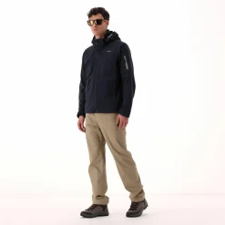 Herren Jacke aus Light Softshell mit abnehmbarer Kapuze><noscript><img width=