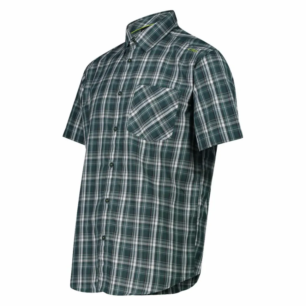 Herren Kurzarm-Hemd mit Karomuster>CMP New