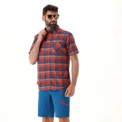 Herren Kurzarm-Hemd mit Karomuster><noscript><img width=