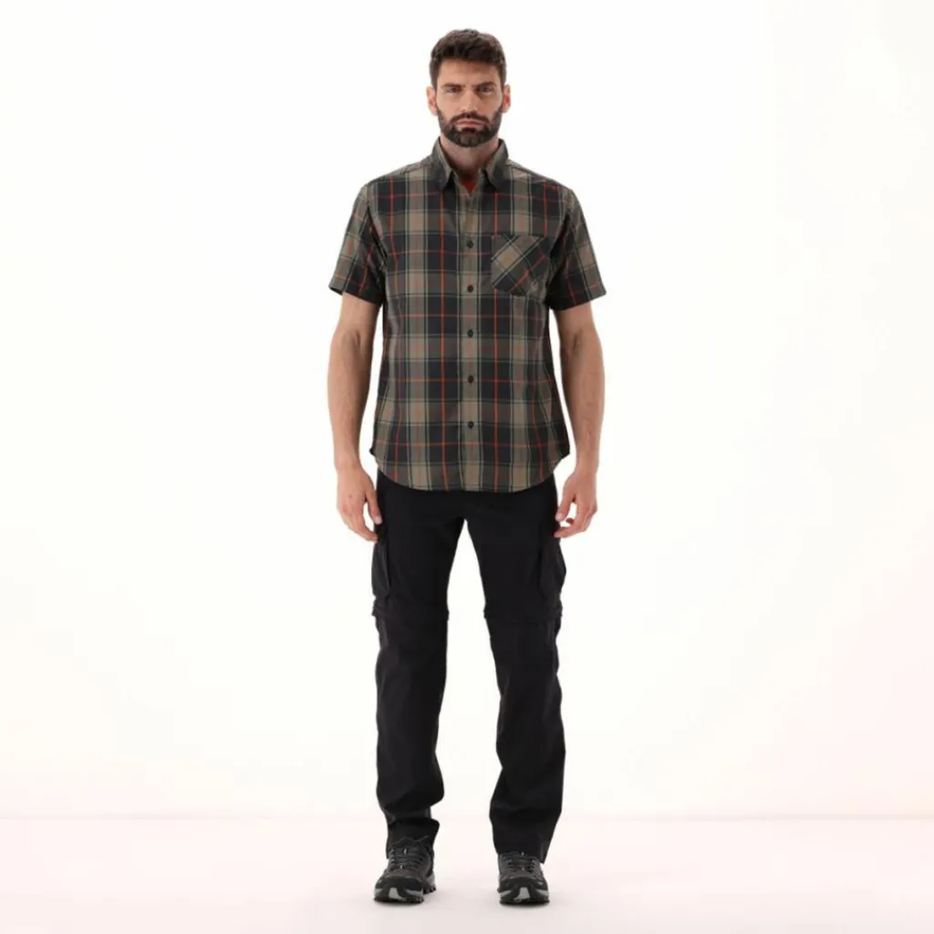 Herren Kurzarm-Hemd mit Karomuster>CMP New