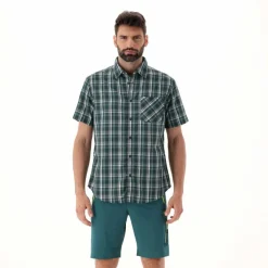 Herren Kurzarm-Hemd mit Karomuster><noscript><img width=