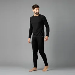 Herren Langarm Unterwäsche mit Rundhalsausschnitt><noscript><img width=