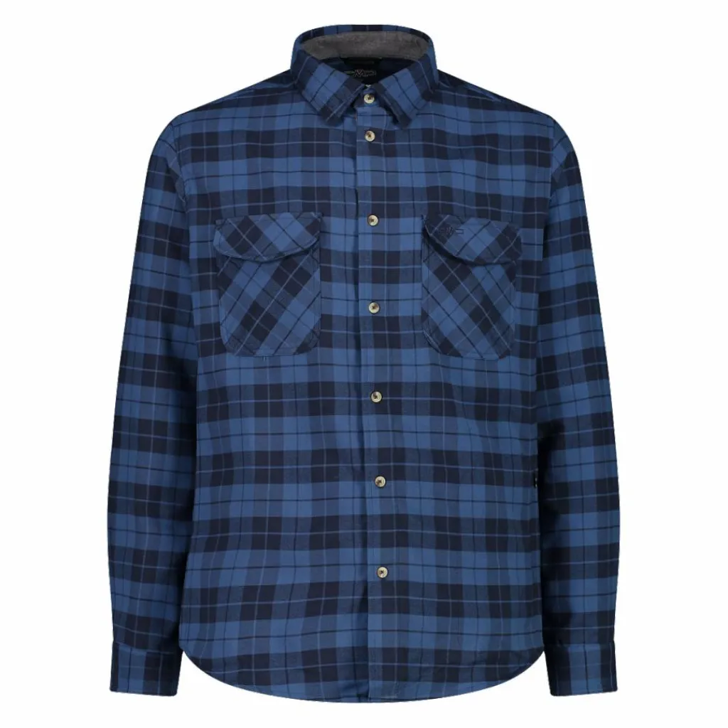 Herren Langarmhemd aus recyceltem Polyester>CMP Hot