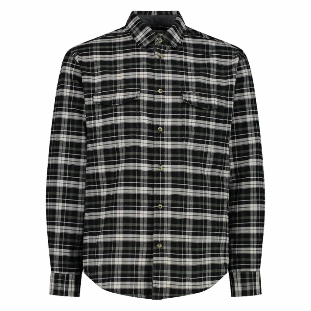 Herren Langarmhemd aus recyceltem Polyester>CMP Hot