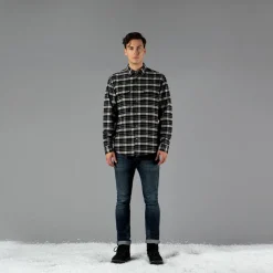 Herren Langarmhemd aus recyceltem Polyester><noscript><img width=
