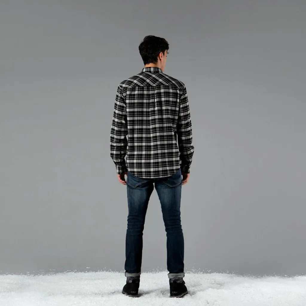 Herren Langarmhemd aus recyceltem Polyester>CMP Hot