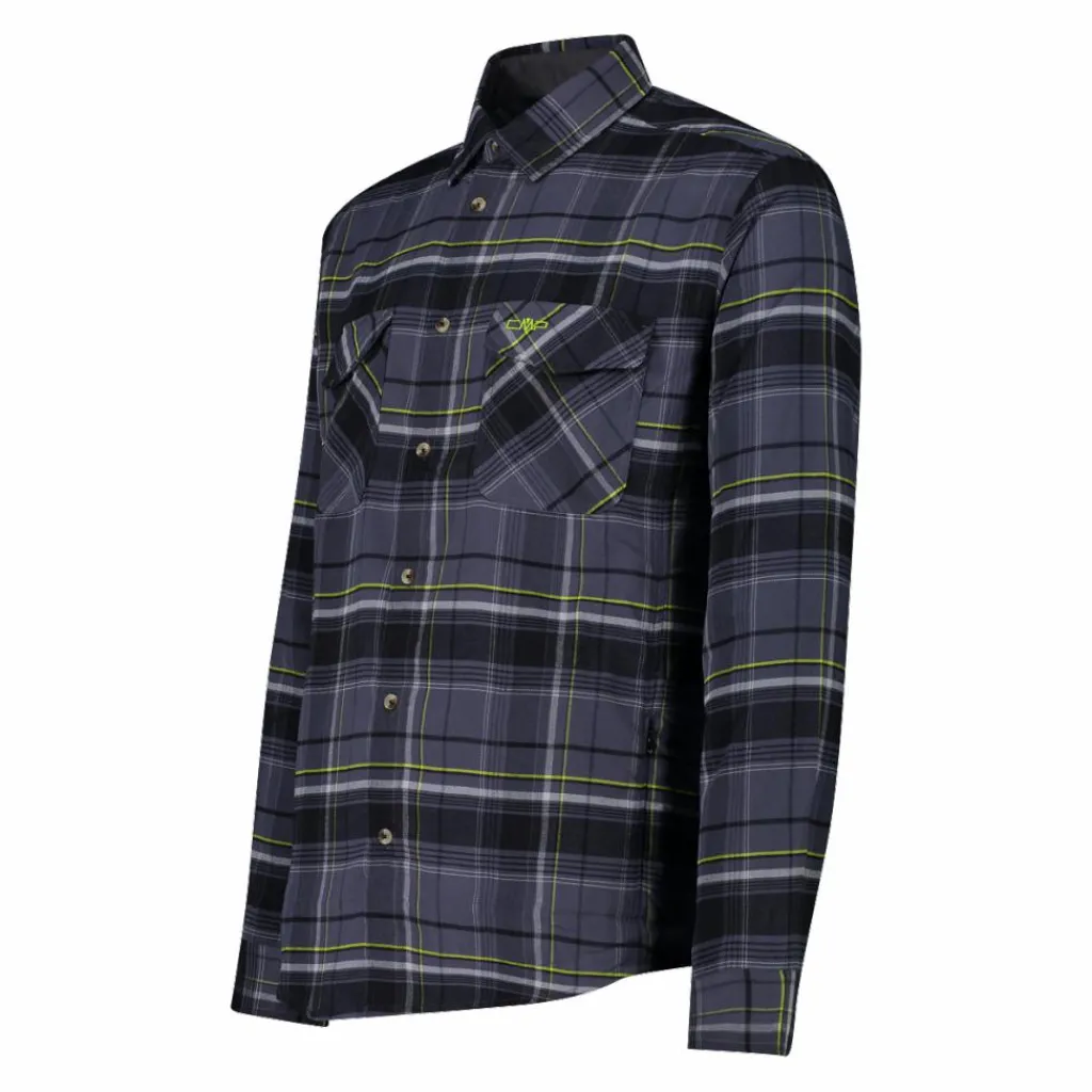 Herren Langarmhemd aus recyceltem Polyester>CMP Hot