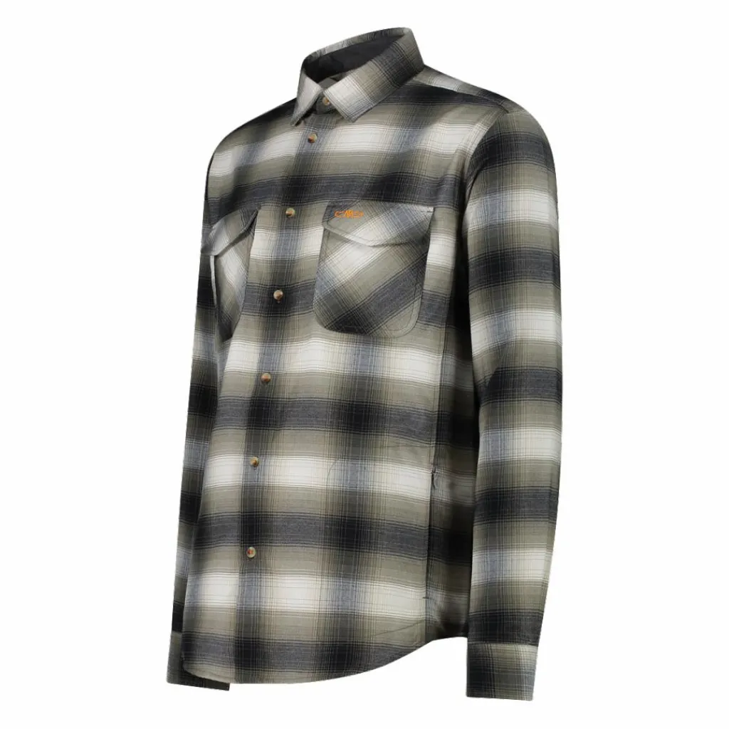 Herren Langarmhemd aus recyceltem Polyester>CMP Hot