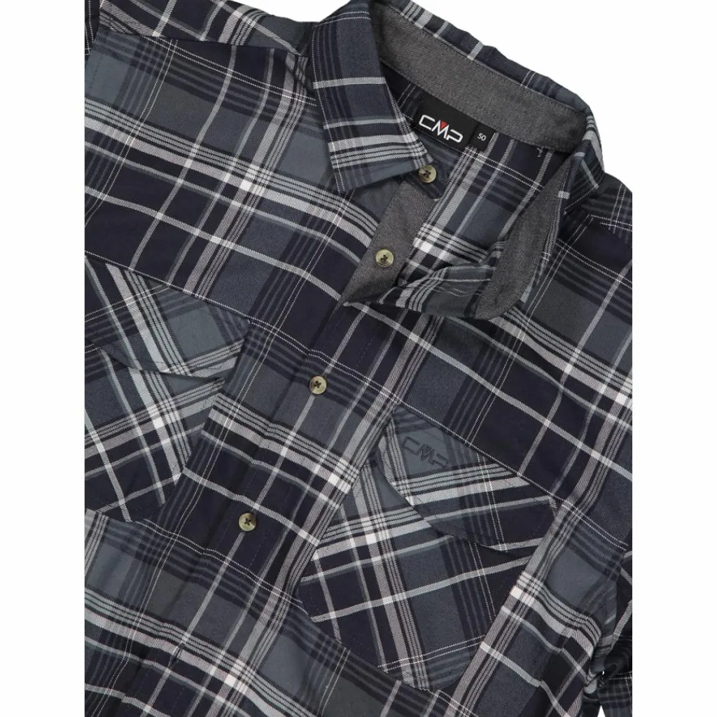 Herren Langarmhemd aus recyceltem Polyester>CMP Hot