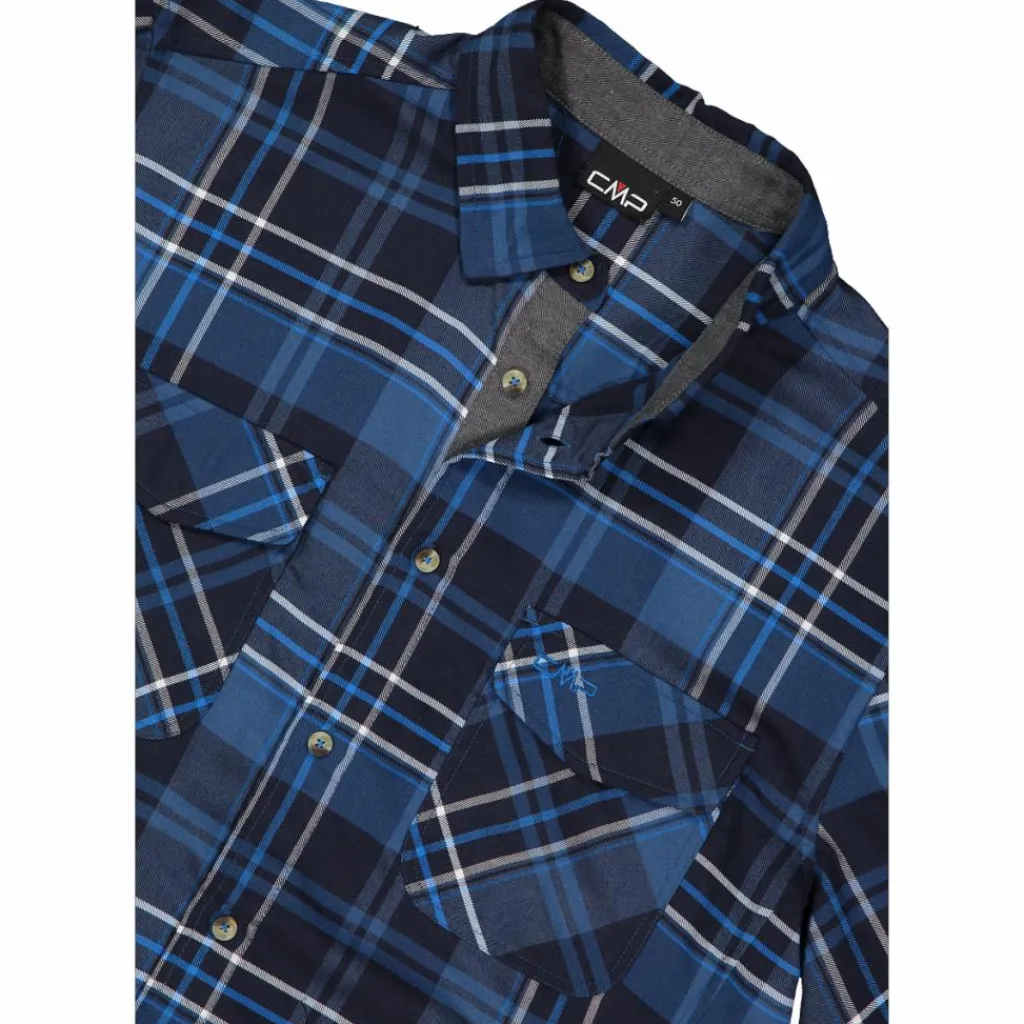 Herren Langarmhemd aus recyceltem Polyester>CMP Hot