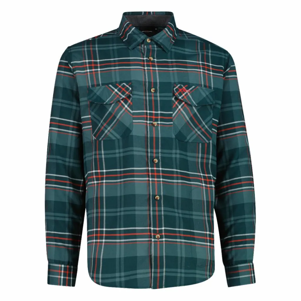 Herren Langarmhemd aus recyceltem Polyester>CMP Hot