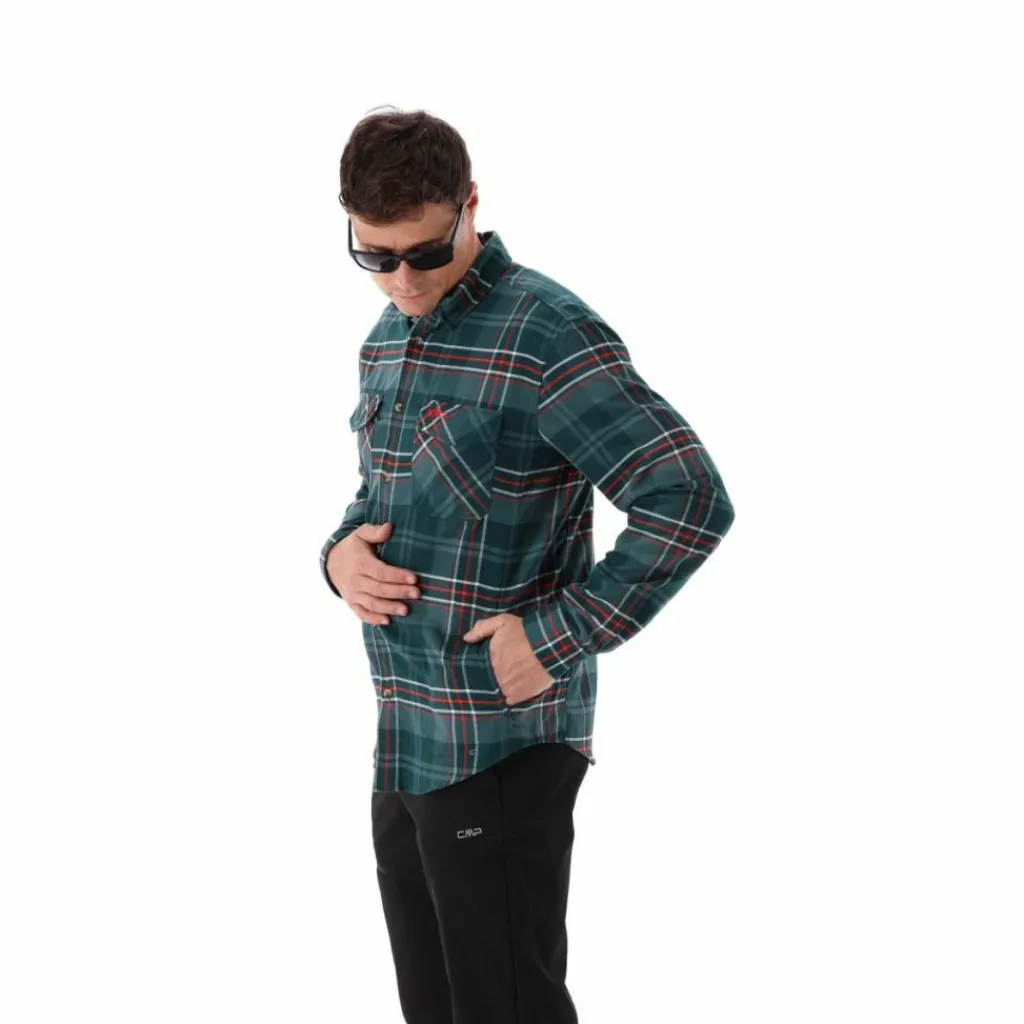 Herren Langarmhemd aus recyceltem Polyester>CMP Hot