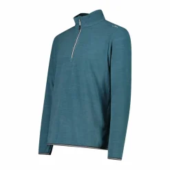 Herren Melange Arctic Fleece Rollkragenjacke mit halbem Reißverschluss><noscript><img width=