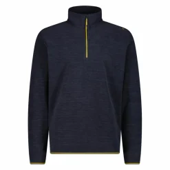 Herren Melange Arctic Fleece Rollkragenjacke mit halbem Reißverschluss><noscript><img width=
