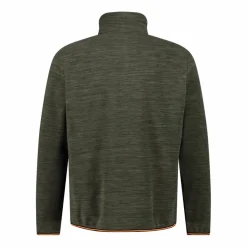 Herren Melange Arctic Fleece Rollkragenjacke mit halbem Reißverschluss><noscript><img width=
