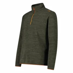 Herren Melange Arctic Fleece Rollkragenjacke mit halbem Reißverschluss><noscript><img width=
