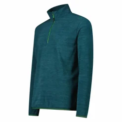 Herren Melange Arctic Fleece Rollkragenjacke mit halbem Reißverschluss><noscript><img width=