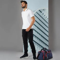 Herren Polohemd aus stretch polyester und Modal><noscript><img width=
