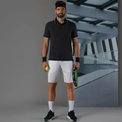 Herren Polohemd aus stretch polyester und Modal><noscript><img width=
