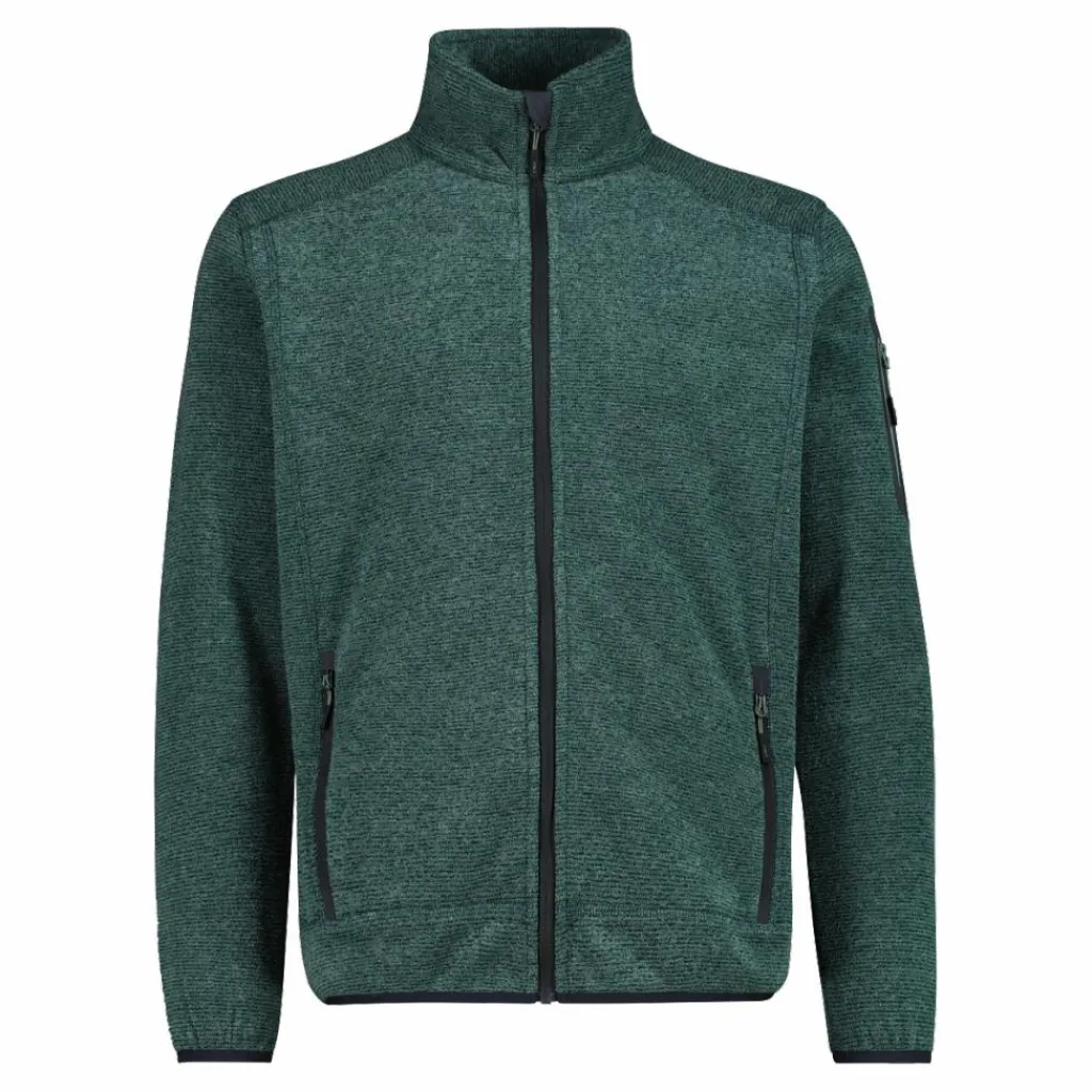 Herren schweres Fleecejacke Knit-Tech Meliert>CMP New