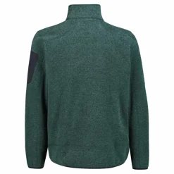 Herren schweres Fleecejacke Knit-Tech Meliert>CMP New