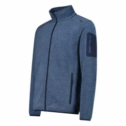 Herren schweres Fleecejacke Knit-Tech Meliert><noscript><img width=
