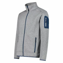 Herren schweres Fleecejacke Knit-Tech Meliert><noscript><img width=