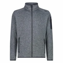 Herren schweres Fleecejacke Knit-Tech Meliert><noscript><img width=