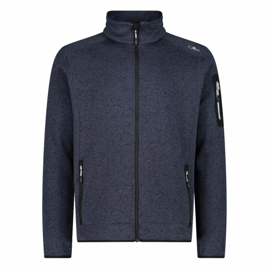 Herren schweres Fleecejacke Knit-Tech Meliert>CMP Hot