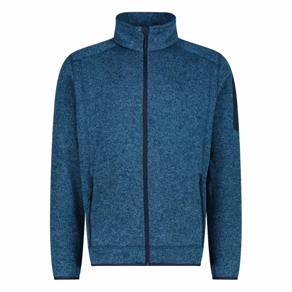 Herren schweres Fleecejacke Knit-Tech Meliert>CMP Hot