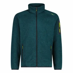 Herren schweres Fleecejacke Knit-Tech Meliert><noscript><img width=