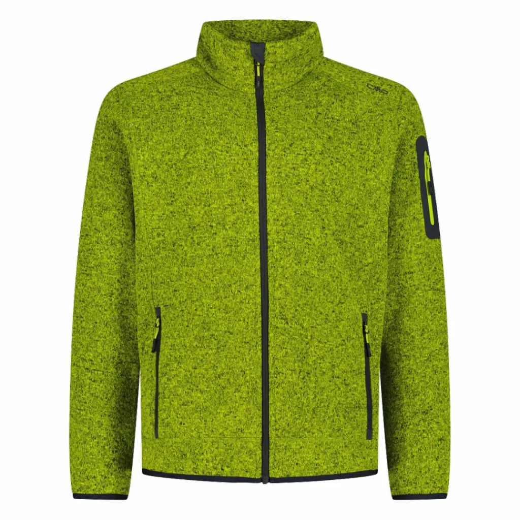 Herren schweres Fleecejacke Knit-Tech Meliert>CMP Hot