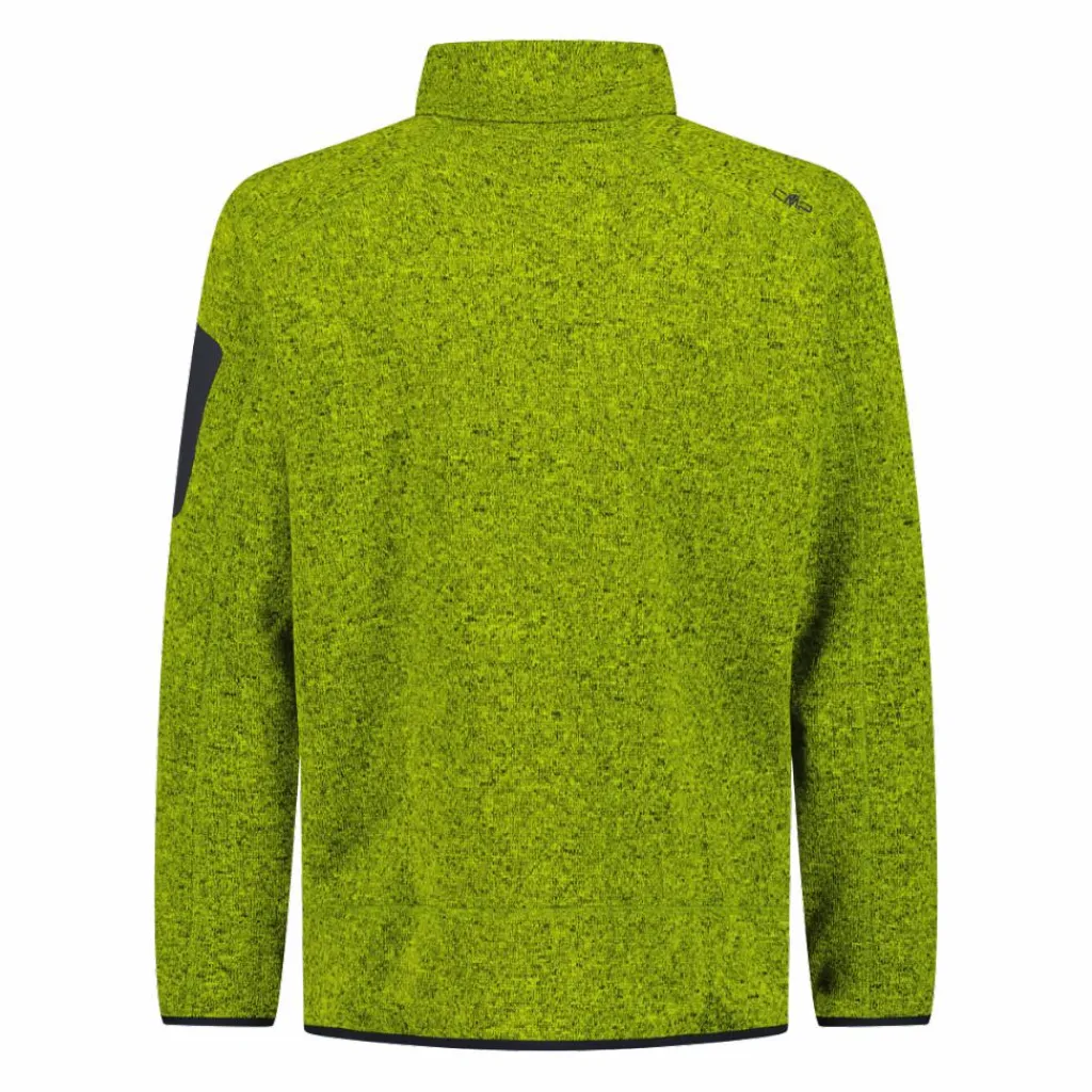 Herren schweres Fleecejacke Knit-Tech Meliert>CMP Hot