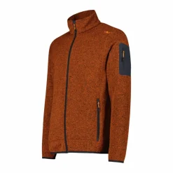 Herren schweres Fleecejacke Knit-Tech Meliert><noscript><img width=