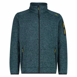 Herren schweres Fleecejacke Knit-Tech Meliert><noscript><img width=