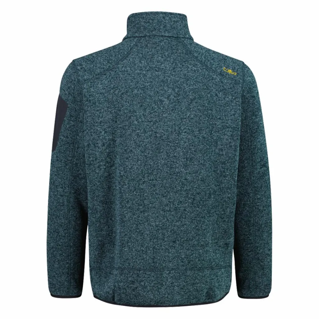 Herren schweres Fleecejacke Knit-Tech Meliert>CMP Hot