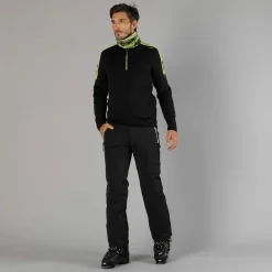 Herren stretch Skihose einfarbig><noscript><img width=