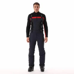 Herren stretch Skihose einfarbig><noscript><img width=