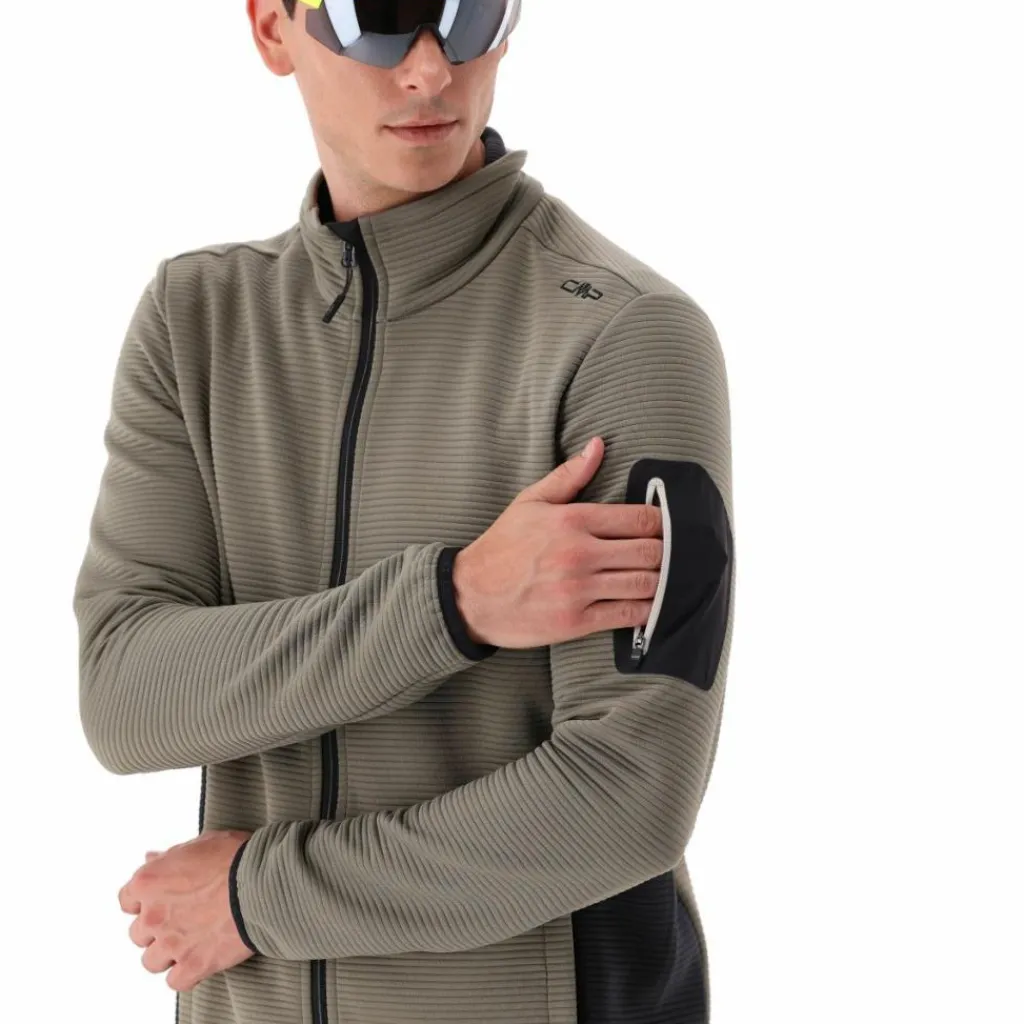Herren Unlimitech Fleece mit durchgehendem Reißverschluss>CMP Clearance